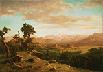 Albert Bierstadt Wind River Country oil painting reproduction