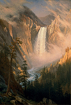 Albert Bierstadt Yellowstone Falls oil painting reproduction