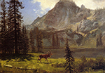 Albert Bierstadt Call Of The Wild oil painting reproduction