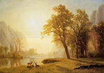 Albert Bierstadt Kings River Canyon California oil painting reproduction