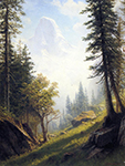 Albert Bierstadt Among the Bernese Alps oil painting reproduction