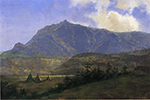 Albert Bierstadt Indian Encampment oil painting reproduction
