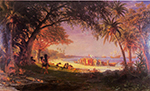 Albert Bierstadt The Landing of Columbus oil painting reproduction