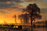 Albert Bierstadt Western Kansas oil painting reproduction