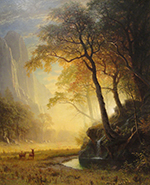 Albert Bierstadt Hetch Hetchy Canyon, 1875 oil painting reproduction