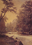 Albert Bierstadt Lower Yosemite Valley oil painting reproduction