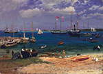Albert Bierstadt Nassau Harbor After 1877 oil painting reproduction