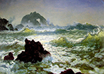 Albert Bierstadt Seal Rock California oil painting reproduction