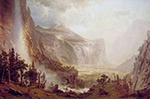 Albert Bierstadt The Domes of the Yosemite oil painting reproduction