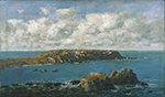 Eugene Boudin Camaret, Pointe du Toulinguet oil painting reproduction