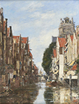 Eugene Boudin Dordrecht, 1885 oil painting reproduction