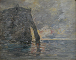 Eugene Boudin Etretat, Cliff, 1891 oil painting reproduction