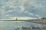 Eugene Boudin Saint Vaast la Hougue, 1892 oil painting reproduction