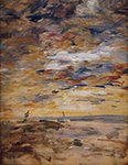 Eugene Boudin Sky at Sunset oil painting reproduction