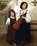 William-Adolphe Bouguereau Bougeureau Loin du pays oil painting reproduction