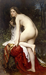 William-Adolphe Bouguereau Baigneuse oil painting reproduction