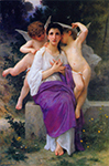 William-Adolphe Bouguereau Leveil du coeur oil painting reproduction