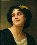 William-Adolphe Bouguereau Portrait of a Brunette oil painting reproduction