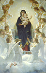 William-Adolphe Bouguereau The Virgin With Angels oil painting reproduction