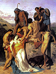 William-Adolphe Bouguereau Zenobia 1850 oil painting reproduction