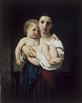 William-Adolphe Bouguereau The Elder Sister oil painting reproduction