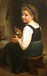 William-Adolphe Bouguereau Girl Eating Porridge oil painting reproduction
