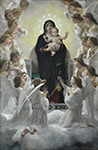 William-Adolphe Bouguereau La Vierge aux anges  oil painting reproduction