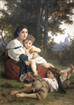 William-Adolphe Bouguereau Rest oil painting reproduction