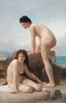 William-Adolphe Bouguereau The Bathers, 1884 oil painting reproduction