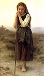 William-Adolphe Bouguereau The Little Shepherdess oil painting reproduction