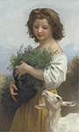 William-Adolphe Bouguereau La Petite Esméralda oil painting reproduction
