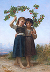 William-Adolphe Bouguereau The Cherry Branch oil painting reproduction