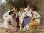 William-Adolphe Bouguereau Admiration (1897) oil painting reproduction