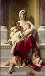 William-Adolphe Bouguereau Charity (1878) oil painting reproduction