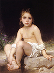 William-Adolphe Bouguereau Child at Bath (1886) oil painting reproduction