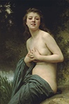 William-Adolphe Bouguereau Spring Breeze (1895) oil painting reproduction