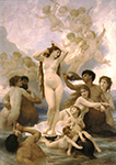William-Adolphe Bouguereau The Birth of Venus (1879) oil painting reproduction