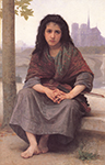 William-Adolphe Bouguereau The Bohemian (1890) oil painting reproduction