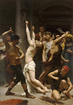 William-Adolphe Bouguereau The Flagellation of Our Lord Jesus Christ (1880) oil painting reproduction