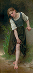 William-Adolphe Bouguereau The Ford (1895) oil painting reproduction
