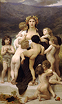 William-Adolphe Bouguereau The Motherland (1883) oil painting reproduction