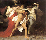 William-Adolphe Bouguereau The Remorse of Orestes (1862) oil painting reproduction