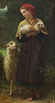 William-Adolphe Bouguereau The Shepherdess oil painting reproduction