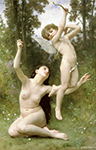 William-Adolphe Bouguereau L 'Amour's envole oil painting reproduction