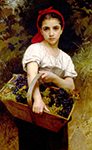 William-Adolphe Bouguereau The Grape Picker oil painting reproduction