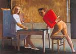 Balthus The Game of Cards oil painting reproduction
