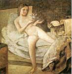 Balthus Getting Up oil painting reproduction