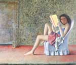 Balthus Katia Reading oil painting reproduction