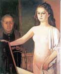 Balthus Young Girl with Mirror oil painting reproduction