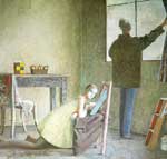 Balthus The Painter and his Model oil painting reproduction